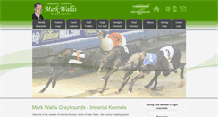 Desktop Screenshot of markwallisgreyhounds.co.uk